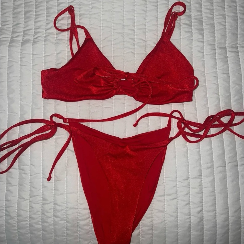 Red Bikini Set